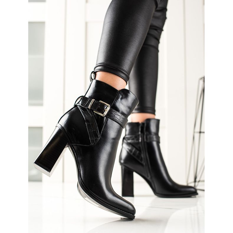 Bestelle Botas de tacon alto negro 1
