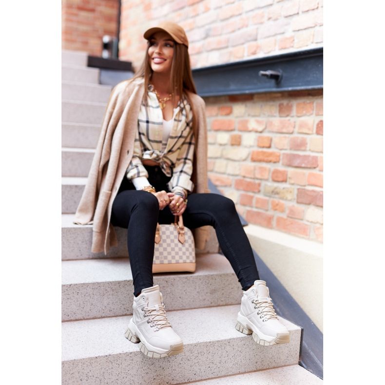 Zapatos de trekking Big Star II274331 Beige marrón 1