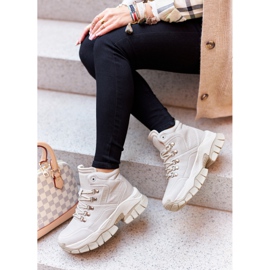 Zapatos de trekking Big Star II274331 Beige marrón 4