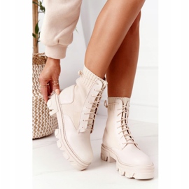 PS1 Botas de Mujer Workers Beige Megan 1 PS1 Botas de Mujer Workers Beige Megan 1