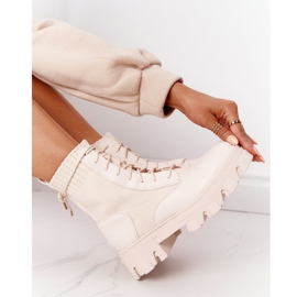 PS1 Botas de Mujer Workers Beige Megan 5 PS1 Botas de Mujer Workers Beige Megan 5