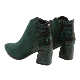 M.Daszyński Botas de ante verde MR2025-3 negro 3 M.Daszyński Botas de ante verde MR2025-3 negro 3