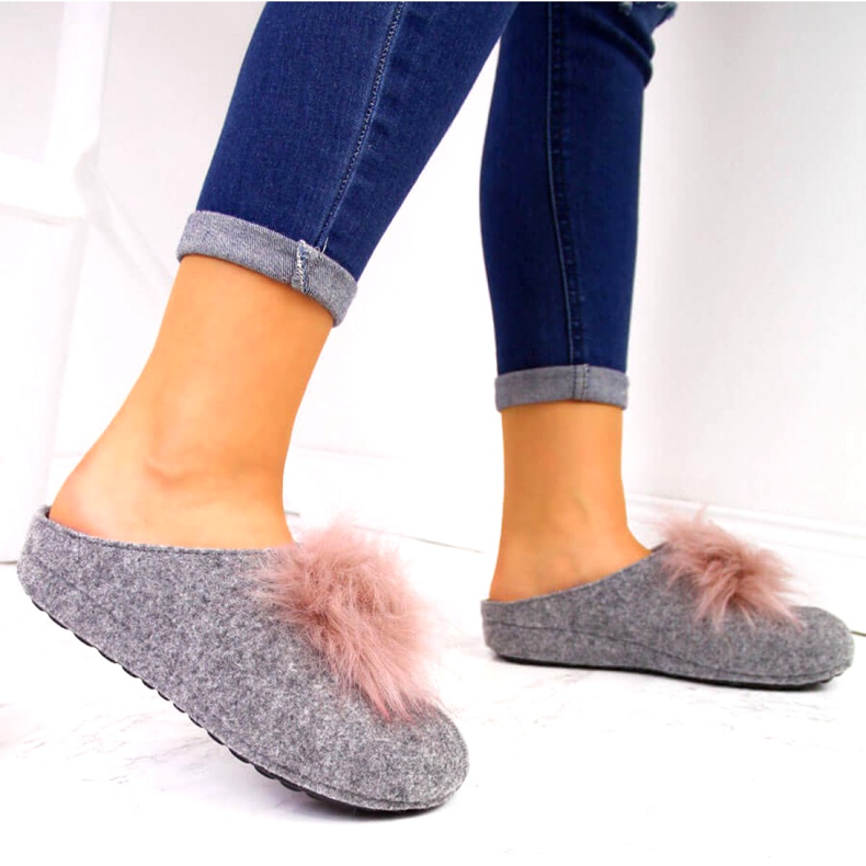 Pantuflas Panto Fino W INT1626B gris 1
