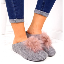 Pantuflas Panto Fino W INT1626B gris 2