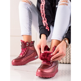 TRENDI Botas de nieve con Glitter Supermo rojo 1 TRENDI Botas de nieve con Glitter Supermo rojo 1