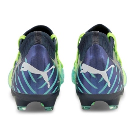 Botas de fútbol Puma Futura Z 1.2 Fg Ag M 106476 03 azul marino, multicolor verde 4