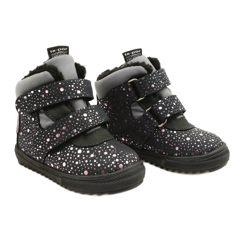 Botas Impermeables Rosa Rosa TE-POR Mazurek 1360 rosado gris 5