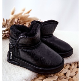 PA1 Botas de nieve para niños Black Frosty ['negro'] negro 6