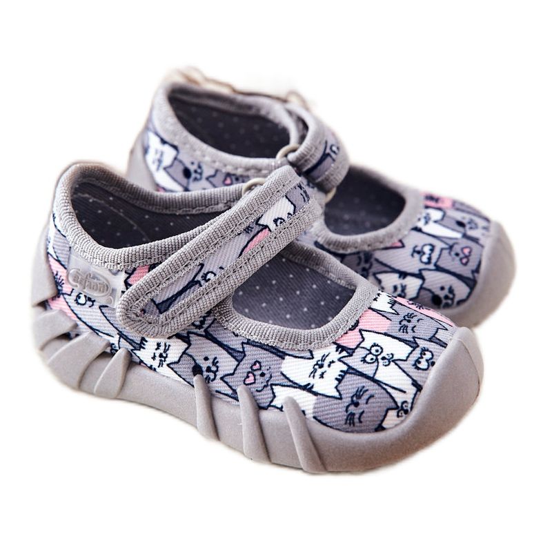 BEFADO S.A. Pantuflas de Inblu Ballerina Cats 109P241 Gris 1