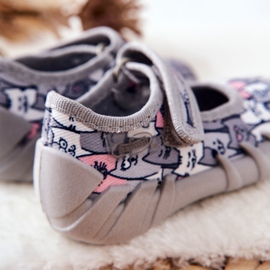 BEFADO S.A. Pantuflas de Inblu Ballerina Cats 109P241 Gris 4
