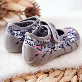 BEFADO S.A. Pantuflas de Inblu Ballerina Cats 109P241 Gris 5