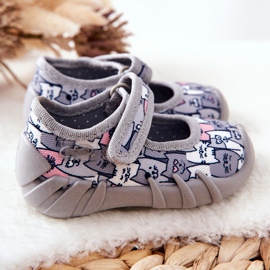 BEFADO S.A. Pantuflas de Inblu Ballerina Cats 109P241 Gris 6