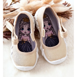 BEFADO S.A. Inblu Shiny 109P224 Pantuflas de bailarina doradas 1