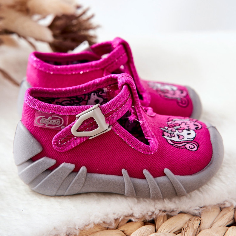 BEFADO S.A. Pantuflas Inblu Unicorns 110P435 Rosa rosado 2