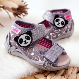 BEFADO S.A. Sandalias Inblu Con Velcro 342P031 Gris 5