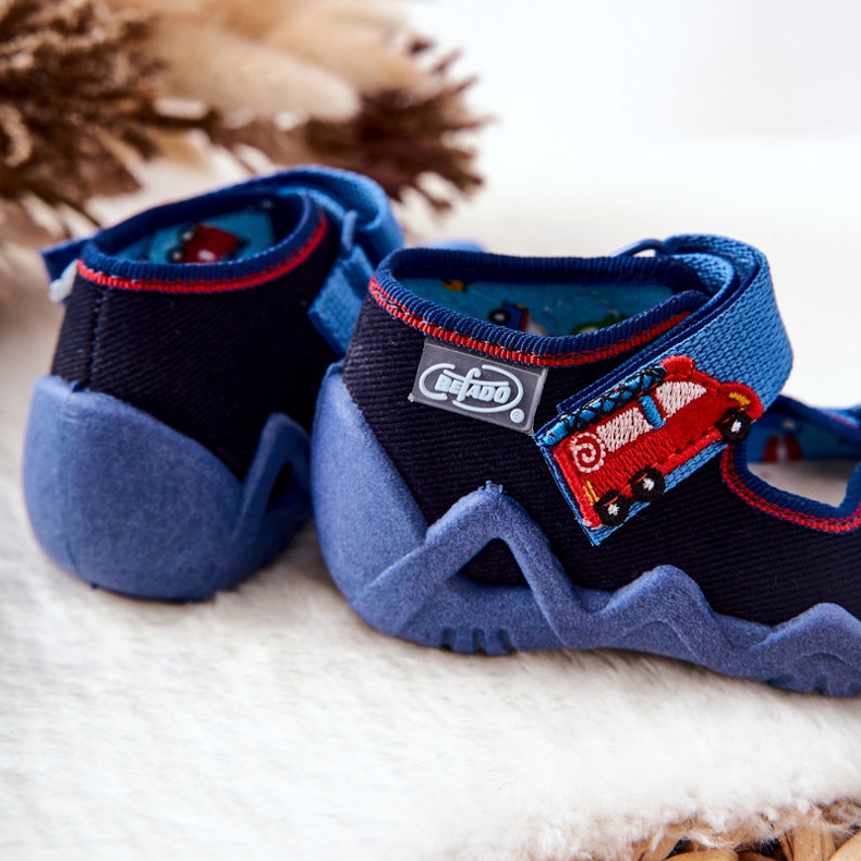 BEFADO S.A. Sandalias Inblu Con Velcro 350P014 Azul Marino 2