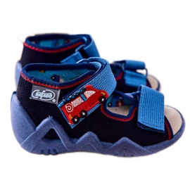 BEFADO S.A. Sandalias Inblu Con Velcro 350P014 Azul Marino 3