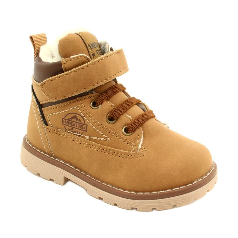 Velcro Workers American Club GC28 / 21 Camel beige amarillo 1