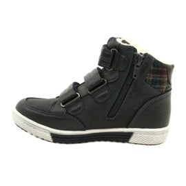 American Club Zapatillas Deportivas Altas Con Piel Americana GC19 / 21 Azul Marino 2