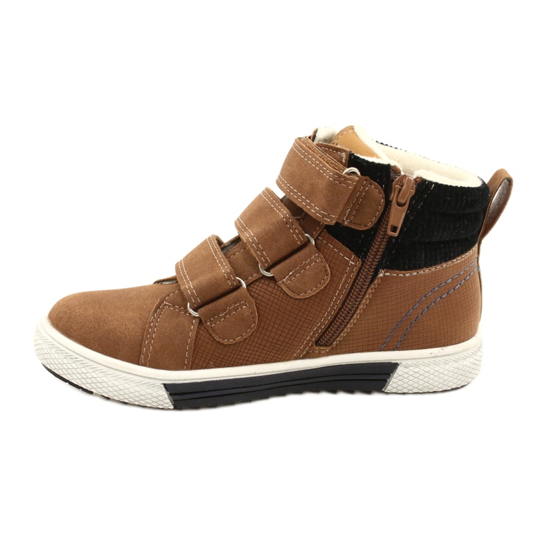 Zapatillas deportivas con aislamiento de piel American Club GC24 / 21 DK.Camel marrón 2