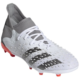 Botas de fútbol adidas Predator Freak.1 Fg Jr FY6260 multicolor blanco 3
