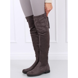 Botas por encima de la rodilla Toum Grey gris 3