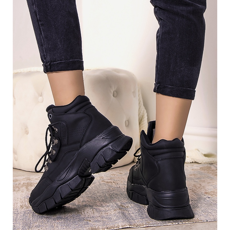 Zapatillas negras Winter Big Star Arellano negro 1