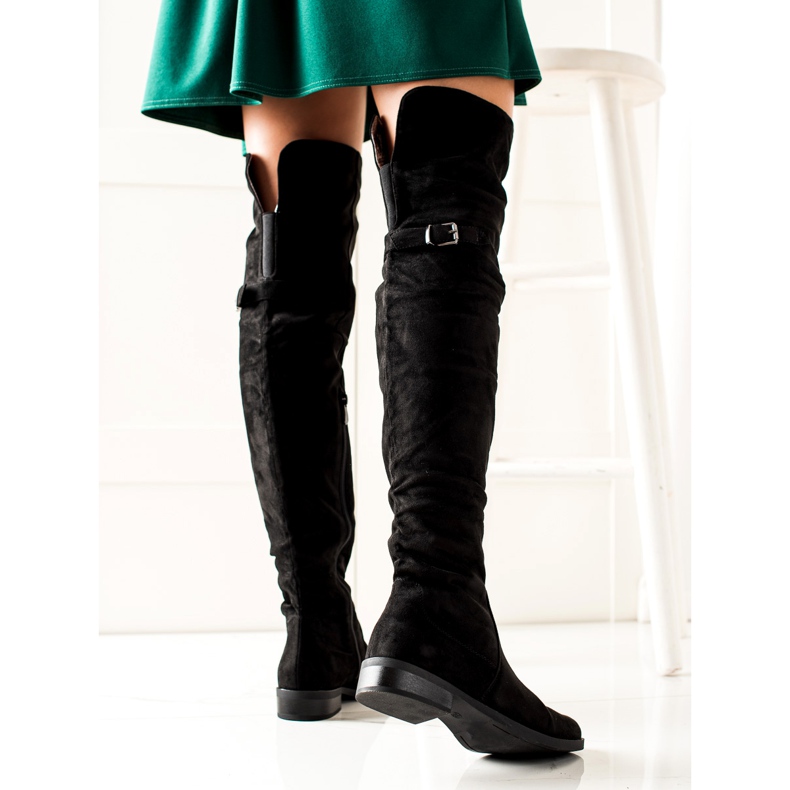 W. Potocki Botas con un Potocki enrollado negro 1 W. Potocki Botas con un Potocki enrollado negro 1