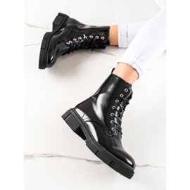 Botas con cordones de Sergio Leone negro 1