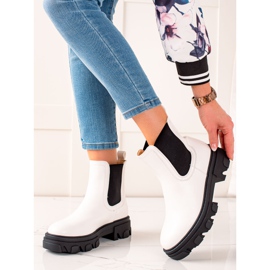 Seastar Botas Chelsea de moda en la plataforma blanco 2 Seastar Botas Chelsea de moda en la plataforma blanco 2