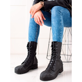 Seastar botas altas con cordones negro 2 Seastar botas altas con cordones negro 2