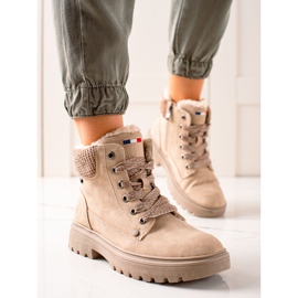 Goodin Tramperos beige con piel de oveja 4