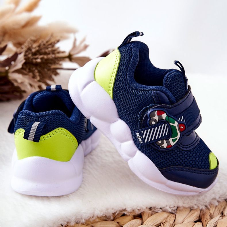 BEFADO S.A. Zapatilla Deportiva Infantil Con Velcro Befado 516P094 Azul Marino 2