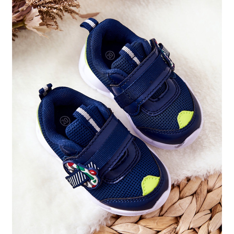 BEFADO S.A. Zapatilla Deportiva Infantil Con Velcro Befado 516P094 Azul Marino 1