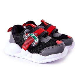 BEFADO S.A. Zapatilla Deportiva Infantil Con Velcro Befado 516P096 Negro rojo 8