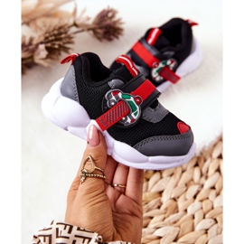 BEFADO S.A. Zapatilla Deportiva Infantil Con Velcro Befado 516P096 Negro rojo 4