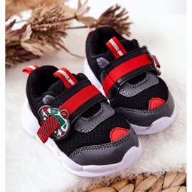 BEFADO S.A. Zapatilla Deportiva Infantil Con Velcro Befado 516P096 Negro rojo 5