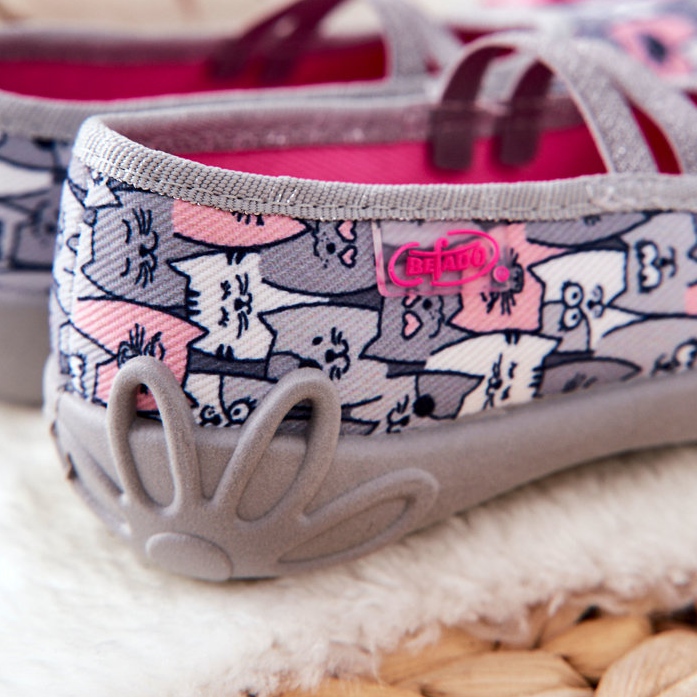 BEFADO S.A. Zapatillas de Bailarina Befado Cats 116X297 Gris 1
