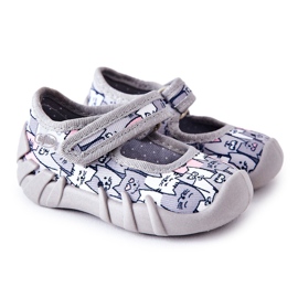 BEFADO S.A. Pantuflas de Inblu Ballerina Cats 109P241 Gris 8