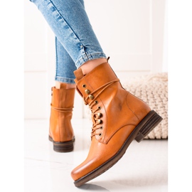 Super Mode Botas clásicas con cordones marrón 1
