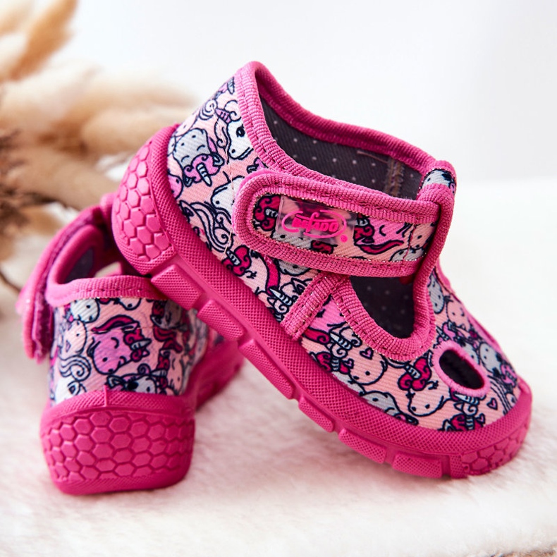 BEFADO S.A. Pantuflas Befado Unicornios 533P018 Rosa rosado 1