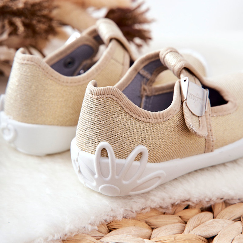 BEFADO S.A. Pantuflas Bailarina Befado Shiny 115X003 Dorado 2