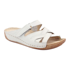 Zapatos mujer en piel Gregors 647 blanco 1