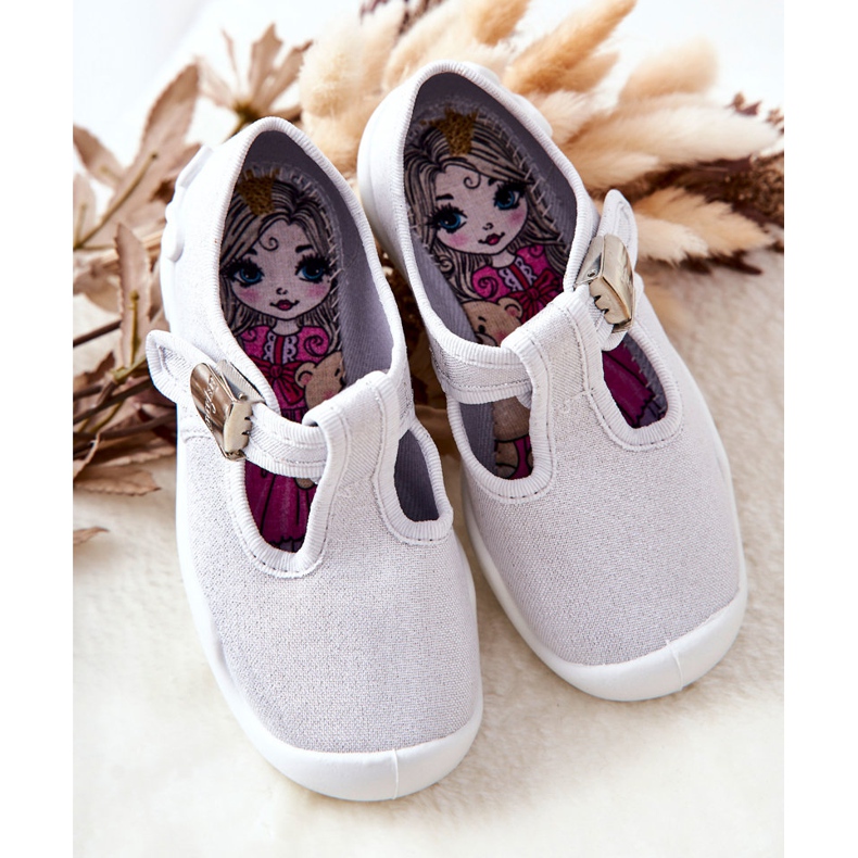 BEFADO S.A. Zapatilla Bailarina Befado Shiny 115X001 Plata 1