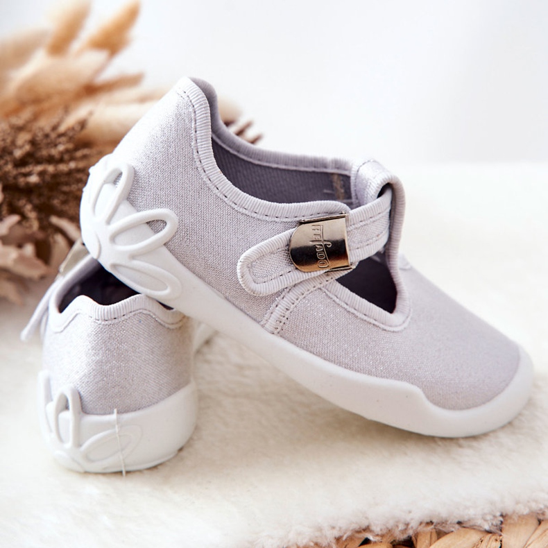 BEFADO S.A. Zapatilla Bailarina Befado Shiny 115X001 Plata 2