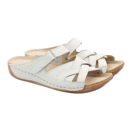 Zapatos mujer en piel Gregors 647 blanco 4