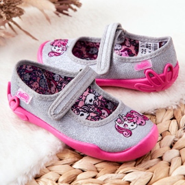 BEFADO S.A. Pantuflas Befado Unicornios 114X464 Gris-Rosa rosado 5