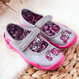 BEFADO S.A. Pantuflas Befado Unicornios 114X464 Gris-Rosa rosado 6