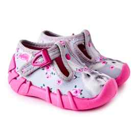 BEFADO S.A. Pantuflas Inblu Bunny 110P425 Gris-Rosa rosado 7