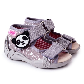 BEFADO S.A. Sandalias Inblu Con Velcro 342P031 Gris 9